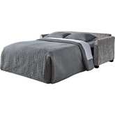 Juniper 72" Full Air Mattress Sleep Sofa in Elephant Grey Chenille Fabric